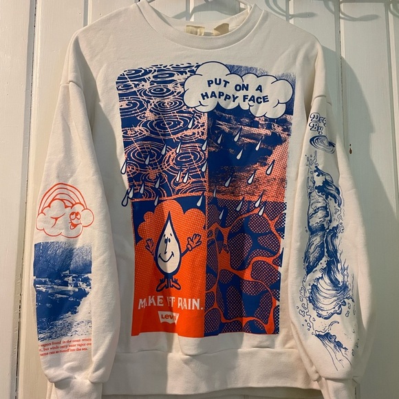 Levi’s sweatshirt oversized X-small EUC - Picture 1 of 8